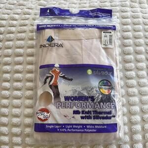 Indera Performance Rib Knit with Silvadur - Nude Pants - Women 2XL New